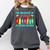 THE INFLUENCE OF A GREAT TEACHER IS NEVER ERASED Teaching For Men Women Girls Kids Comfort Colors Sweatshirt Pepper