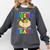 I Am Their Voice They Are My Heart Autism Awareness Teacher Comfort Colors Sweatshirt Pepper