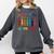 Its Okay To Feel All The Feels Mood Color Crayons Teacher Comfort Colors Sweatshirt Pepper