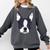Kids Boston Terrier Dog For Women And Girls Comfort Colors Sweatshirt Pepper