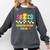 Kindergarten ABCD Rocks Teacher Student Back To School Comfort Colors Sweatshirt Pepper