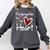 Kindergarten Has My Heart Buffalo Print Teacher Valentine Comfort Colors Sweatshirt Pepper Kindergarten Has My Heart Buffalo Print Teacher Valentine Comfort Colors Sweatshirt Pepper