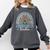 Kindergarten Teacher Leopard Boho Rainbow Back To School Comfort Colors Sweatshirt Pepper
