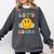 Let's Learn Today Smile Face Back To School For Teacher Kids Comfort Colors Sweatshirt Pepper