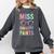 Little MISS SMARTY PANTS School Grad Teacher Last Day Comfort Colors Sweatshirt Pepper Little MISS SMARTY PANTS School Grad Teacher Last Day Comfort Colors Sweatshirt Pepper