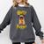 Lovely Harry Pugger Pug Comfort Colors Sweatshirt Pepper