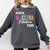 Maestra Fabulosa Bilingual Spanish Espanol Teacher School Comfort Colors Sweatshirt Pepper