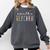 Math Teacher Cute Floral Comfort Colors Sweatshirt Pepper