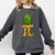 Math Teacher Hawaiian Shirts Pineapple Pi Day Symbol Comfort Colors Sweatshirt Pepper