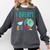 Multilingual Teacher In Dos Idiomas Linguist Language Comfort Colors Sweatshirt Pepper