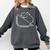 Nerdy Hippotenuse Hypotenuse Hippopotamus Math Teacher Comfort Colors Sweatshirt Pepper