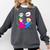 Nerdy Pythagoras Fighting Over C Squared Math Teacher Comfort Colors Sweatshirt Pepper