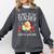 Be Nice To The Teacher Santa Is Watching School Christmas Comfort Colors Sweatshirt Pepper