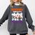 Nothing Scares Me I'm A Pre-K Teacher Halloween Ghosts Comfort Colors Sweatshirt Pepper