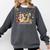 Occupational Therapy Fall Autumn Pumpkin Flower OTA Teacher Comfort Colors Sweatshirt Pepper