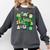 One Lucky Teacher St Patrick's Day Irish Teacher Lucky Era Comfort Colors Sweatshirt Pepper