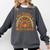 One Thankful Math Teacher Thanksgiving Autumn Fall Rainbow Comfort Colors Sweatshirt Pepper