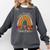 One Thankful Teacher Thanksgiving Turkey Rainbow Fall Comfort Colors Sweatshirt Pepper One Thankful Teacher Thanksgiving Turkey Rainbow Fall Comfort Colors Sweatshirt Pepper