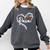 Para Heart Paraprofessional Teacher Paraeducator Comfort Colors Sweatshirt Pepper Para Heart Paraprofessional Teacher Paraeducator Comfort Colors Sweatshirt Pepper