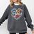 Para Heart Paraprofessional Teacher Paraeducator Comfort Colors Sweatshirt Pepper Para Heart Paraprofessional Teacher Paraeducator Comfort Colors Sweatshirt Pepper