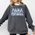 Paraprofessional Groovy Back To School Cute Teachers Women Comfort Colors Sweatshirt Pepper