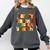 PE Teacher Christmas Holiday Comfort Colors Sweatshirt Pepper