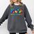 Peace Love Physical Education Tie Dye Sports PE Teacher Comfort Colors Sweatshirt Pepper