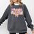 Physical Education Halloween Bow Checkered Teacher Ghost PE Comfort Colors Sweatshirt Pepper