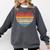 Pianist Retro Sunset Piano Keyboard Player Teacher Comfort Colors Sweatshirt Pepper