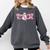 Pink Ghost Teach Halloween Teacher In Spooky Season Comfort Colors Sweatshirt Pepper