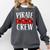Pirate Crew Pirate Teacher Team Squad Talk Like A Pirate Day For Men Women Kids Comfort Colors Sweatshirt Pepper