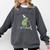 Pre K Grade Teacher Frog Back To School Preschool Comfort Colors Sweatshirt Pepper