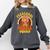 Preschool Gobble Squad Cute Turkey Thanksgiving Teacher Comfort Colors Sweatshirt Pepper