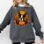 Pumpkin Boston Terrier Costume On Boston Terrier Halloween Comfort Colors Sweatshirt Pepper