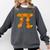 Pumpkin Pi Math Teacher Halloween Costume Geometry Comfort Colors Sweatshirt Pepper