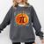 Pumpkin Pie Halloween Thanksgiving Math Teacher Pi Day Comfort Colors Sweatshirt Pepper