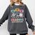 Reading Beats Everything Teacher Rock Paper Scissors Comfort Colors Sweatshirt Pepper