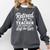 Retired PE Teacher Legend Left The Gym Physical Education Comfort Colors Sweatshirt Pepper