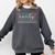 Retro Early Intervention Teacher Intervention Specialist Comfort Colors Sweatshirt Pepper