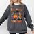 Retro Fall In Love With Learning Autumn Pumpkin Teacher Kids Comfort Colors Sweatshirt Pepper