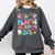 Retro Play Is Learning Kindergarten Teacher Team Women Comfort Colors Sweatshirt Pepper
