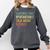 Retro Scientist Warning May Talk About Science Teacher Comfort Colors Sweatshirt Pepper