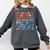 Retro Wildflower Early Intervention Teacher Interventionist Comfort Colors Sweatshirt Pepper