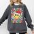 Santas Favorite Teacher Retro Groovy Smile Face Christmas Comfort Colors Sweatshirt Pepper Santas Favorite Teacher Retro Groovy Smile Face Christmas Comfort Colors Sweatshirt Pepper