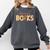 Science Of Reading ELA Teachers Thankful For Books Comfort Colors Sweatshirt Pepper
