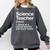 Science Teacher Definition Back To School First Day Comfort Colors Sweatshirt Pepper Science Teacher Definition Back To School First Day Comfort Colors Sweatshirt Pepper
