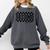 Second Grade Checkered Teacher 1st Day Back To School Women Comfort Colors Sweatshirt Pepper