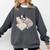 Sleepy Boston Terrier Pajama Men Women Kids Comfort Colors Sweatshirt Pepper