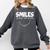Smile Smiles Change The World Teacher T-Shirt Happy T-Shirt Comfort Colors Sweatshirt Pepper