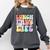 Soul Bleach Teacher Staff First Day Of School Last Hugs & High Fives Lunch Lady Vibes Blue Classic Fit Comfort Colors Sweatshirt Pepper